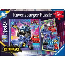 Puzzle Batwheels 3x49 pcs RAV-01056 Ravensburger 1