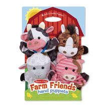 Farm Friends Hand Puppets MD19080 Melissa & Doug 1