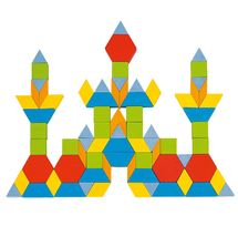 Mosaic geometric shapes 250 pcs GK58557 Goki 1