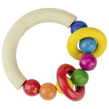 Multi colour ring rattle HE734300-5140 Heimess 1