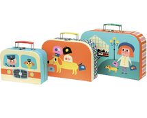 Set of 3 suitcases by Ingela P. Arrhenius V7711 Vilac 1