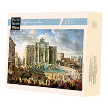 The Trevi Fountain in Rome by Panini A1113-650 Puzzle Michele Wilson 1