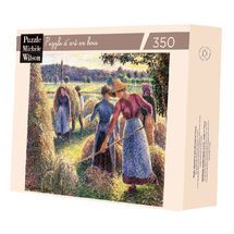 Haymakers, Evening by Pissarro A809-350 Puzzle Michele Wilson 1