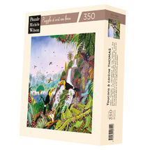 Keeled toucans by Alain Thomas A942-350 Puzzle Michele Wilson 1