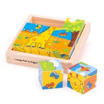 Safari Cube Puzzle BJ512 Bigjigs Toys 1