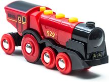 Red locomotive BR33592-1791 Brio 1