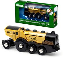 Gold locomotive BR-33630 Brio 1