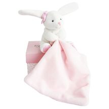 Doudou Rabbit Handkerchief pink DC3337 Doudou et Compagnie 1