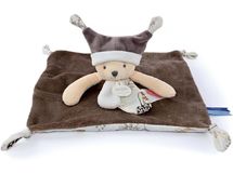 Brown bear comforter with stories DC4058 Doudou et Compagnie 1