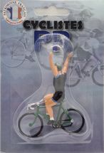 Cyclist figurine D Winner black jersey FR-DV4 Fonderie Roger 1