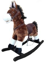 Rocking Horse dark brown GT67043 Gerardo’s Toys 1