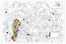 Giant poster to colour in Birthday LTPOS-G01 Label'Tour Créations 1