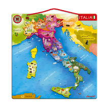 Magnetic Italia Map J05488 Janod 1