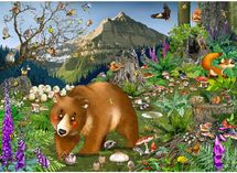 In the mountains by Ruyer K068-100 Puzzle Michele Wilson 1