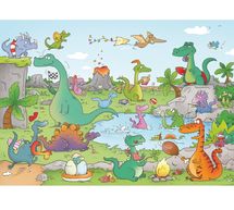 Dinosaurs by Laure Cacouault K144-24 Puzzle Michele Wilson 1