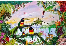 The jungle by Alain Thomas K162-100 Puzzle Michele Wilson 1