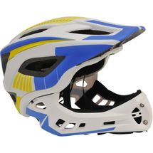 Ikon Full Face Helmet White Blue Small KMHFF04S Kiddimoto 1
