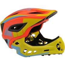 Ikon Full Face Helmet Orange Yellow Medium KMHFF02M Kiddimoto 1