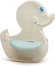 Rubber teething ring - Duck blue LA01235/bleu Lanco Toys 1