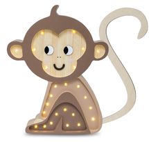 Little Lights Monkey Lamp Jungle Brown LL070-467 Little Lights 1