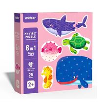 My First Puzzle Ocean Animals MD3190 Mideer 1