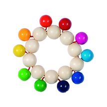 Rainbow Beads Rattle HE735060-5153 Heimess 1