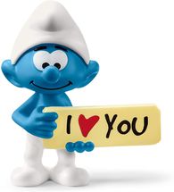 Smurf with I love you sign SC-20823 Schleich 1