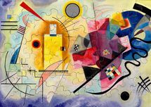 Yellow Red Blue by Kandinsky K066-50 Puzzle Michele Wilson 1