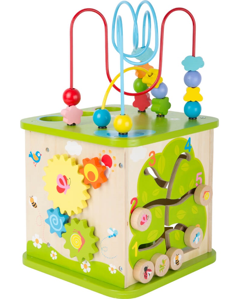 Motor Skills World with Marble Run small foot wooden toys