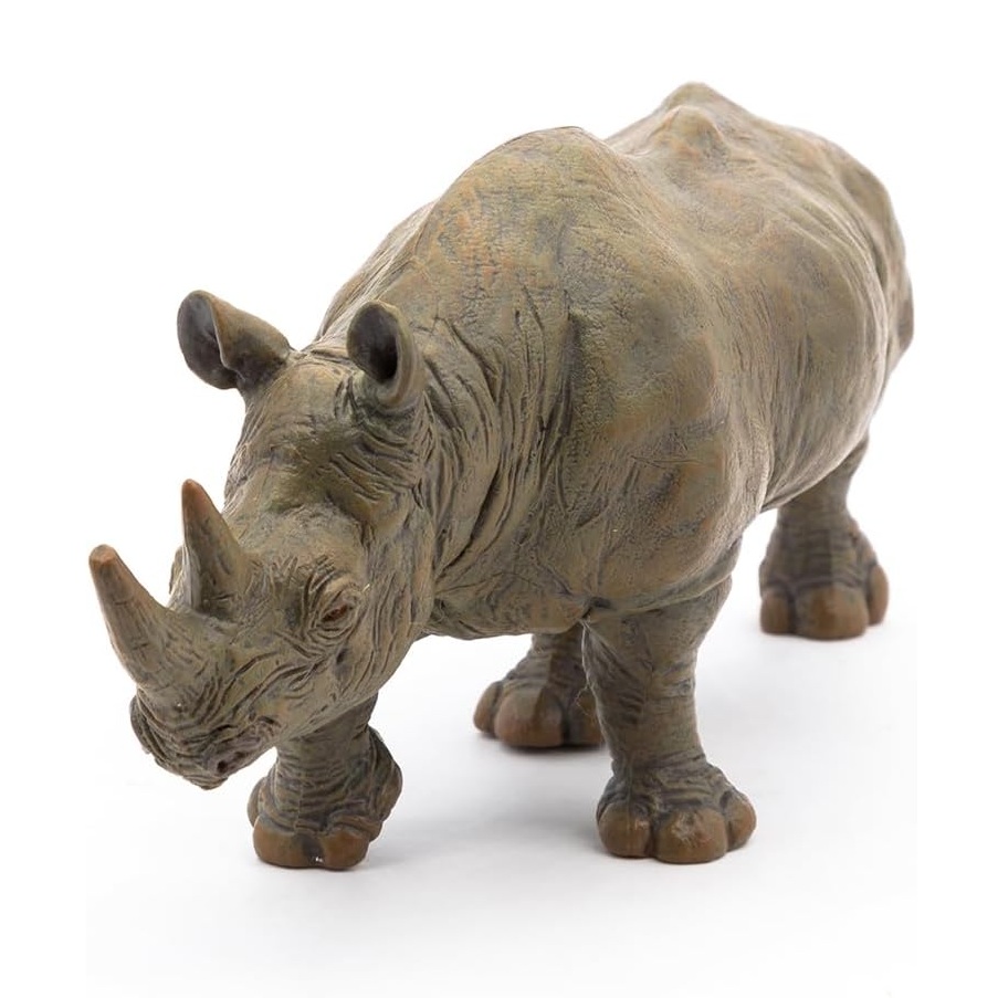 Figurine Rhinocéros Noir Papo 50066 - PVC, Jeu éducatif 3 Ans Et Plus