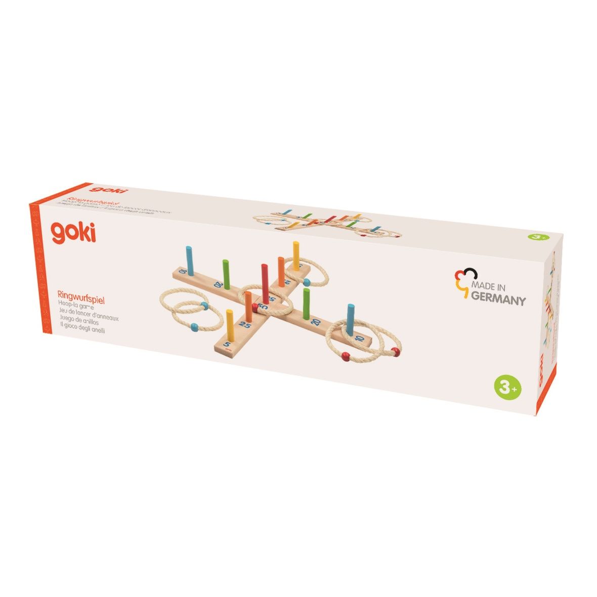 Goki Hoop-La, Gioco Con 5 Anelli In Sisal, Per Bambini Dai 3 Anni, Gioco Di Abilità E Coordinazione - 2