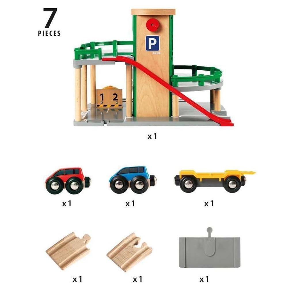 Storey BRIO, parking, garage wooden BRIO ref: 33204