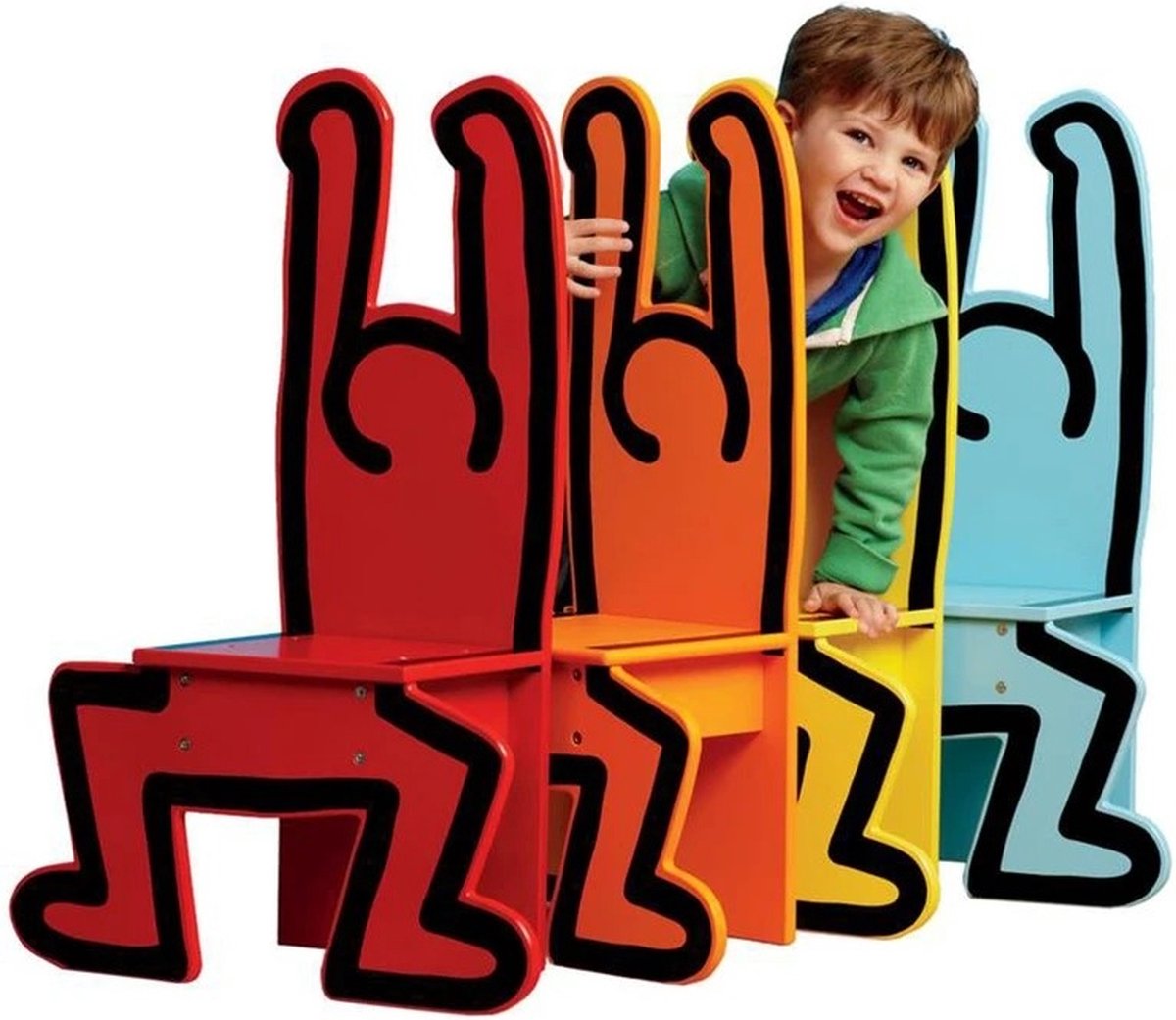 Keith Haring chair White - Vilac 9220 - Wooden child's chair