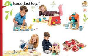 Jouet en bois Marchande Panier Poissonnier Tender Leaf Toys®