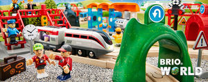 BRIO Locomotive Train Wooden Toys Pull Car Retro Toy Modernist