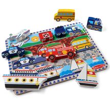 Vehicles chunky puzzle MD03725 Melissa & Doug 1