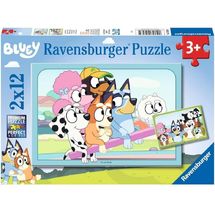 Puzzle Having fun with Bluey 2x12p RAV-05693 Ravensburger 1