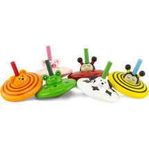 Animal spinning tops 6 pcs UL1007 Ulysse 1