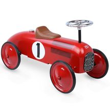 Red metal car carrier V1049-3417 Vilac 1