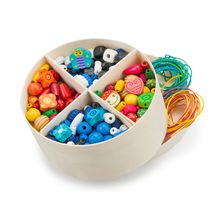 Wooden lacing beads - large (260 gr.) NCT10571 New Classic Toys 1