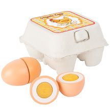 Box with wooden eggs to cut LE10591 Small foot company 1