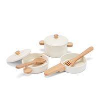 Wooden pan set white NCT10645 New Classic Toys 1