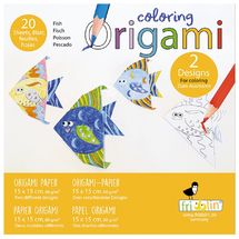 Coloring Origami - Fish FR-11387 Fridolin 1