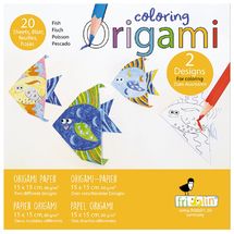 Coloring Origami - Fish FR-11387 Fridolin 1