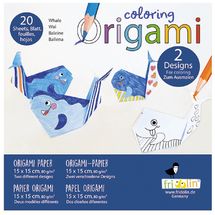 Coloring Origami - Whale FR-11388 Fridolin 1