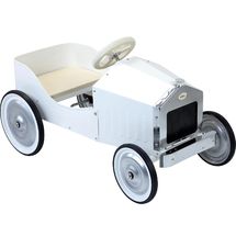 Large ivory pedal car V1150W Vilac 1