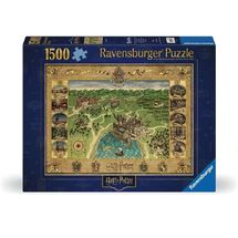 Puzzle Hogwarts Map 1500 pieces RAV-12000720 Ravensburger 1