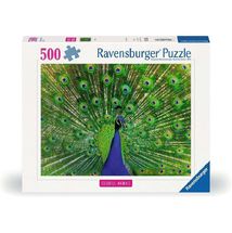 Puzzle Peacock 500 pieces RAV12001332 Ravensburger 1