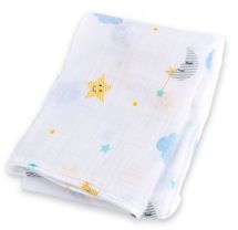 Cotton muslin swaddle - Dreamland LLJ-121-000-015 Lulujo 1