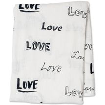 bamboo muslin swaddle - Love LLJ-121-005-014 Lulujo 1